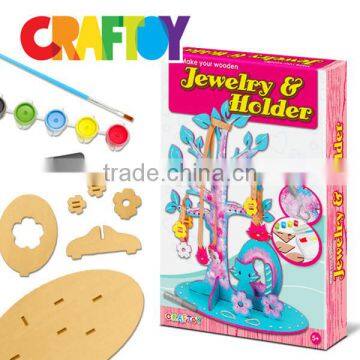 OEM Make Your Jewelry Set Create Your Kitty Wooden Jewelry and Holder photo-3