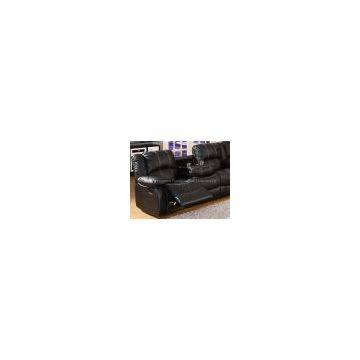 Living Room Furniture Leather Recliner Sectional Corner Sofa photo-2