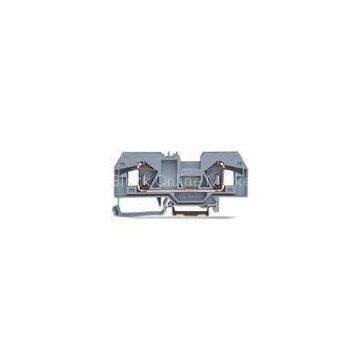 800V 76A 24 - 12 AWG Spring Terminal Block , 16 -17 mm Strip Length