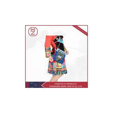 Pure Handmade Shoulder Bag High Quality Cotton Fabric Girl School Sling Bag photo-2