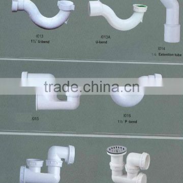 White Plastic Basin Drain Pipe Sewer Pipe