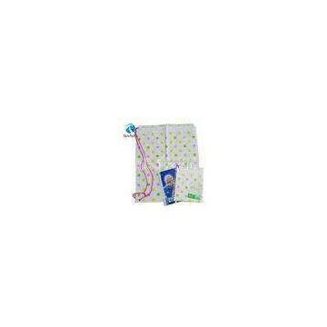 PE packaging plastic drawstring shopping bags with ROSH SGS certicification