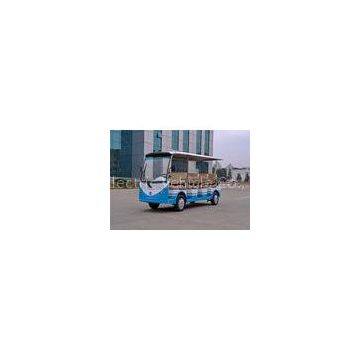 Blue 11 Seater 48V Electric Sightseeing Car Golf Carts With CE Certificate