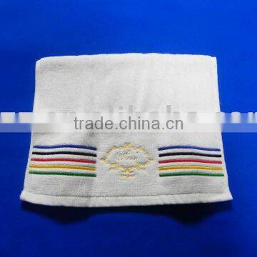 cotton embroidery face towel,terry towel,plain towel