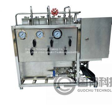 High pressure flat diaphragm test equipment