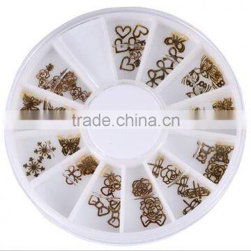 Professional Nail Beauty Art Mix Studs 3D Design Decoration DIY Beauty Stickers Square Punk Rivet Metal Plate photo-3