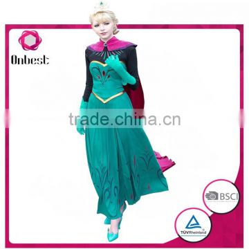 Frozen princess anna costume cosplay for adult cosplay costume wholesale princess dress