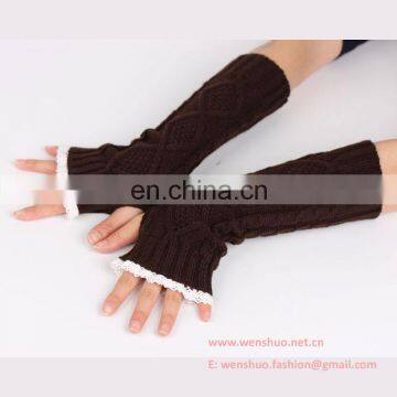 Winter Lady's Cute Wristbands Warm Mitten Gloves photo-4