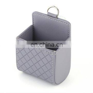 Car Seat PU Back Tidy Storage Coin Bag Case photo-2