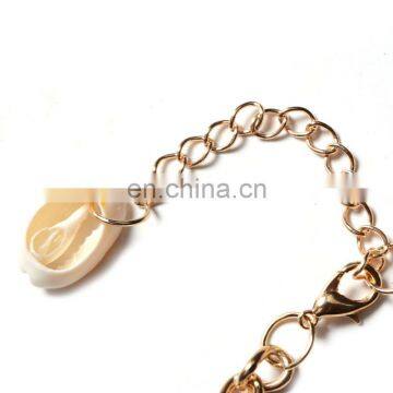Bohemia Summer Gold Plated Cowrie Shell Anklet Tassel Beach Jewelry Anklet Bracelets For Women photo-4