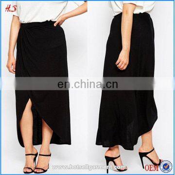 Cheap china wholesale clothing women curve maxi skirt with wrap plus size women clothing latest skirt design pictures