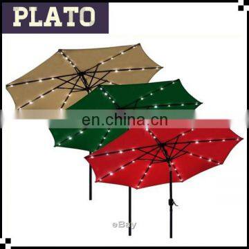 Led Light Drop Umbrella/Ourdoor Umbrella With Led/garden Umbrella