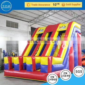 TOP big inflatable slide for sale inflatable double lines slide for kids