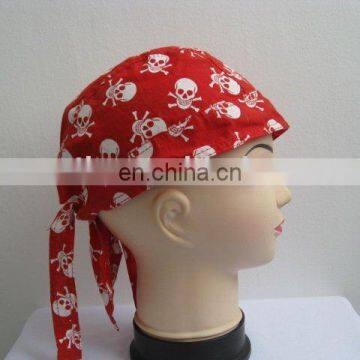 fashion cotton bandana cap, durag, waved cap