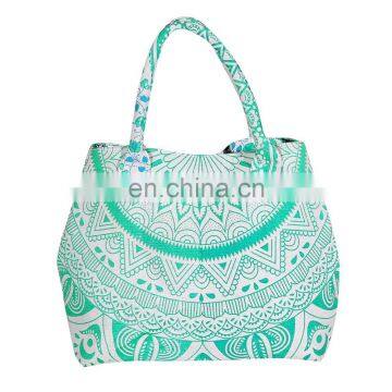 Indian Handbags Women Shoulder Bag Ombre Mandala Tote Bag Handmade Shopping Bag