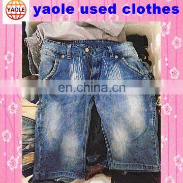 used clothing 3/4 jean pants used clothes south korea