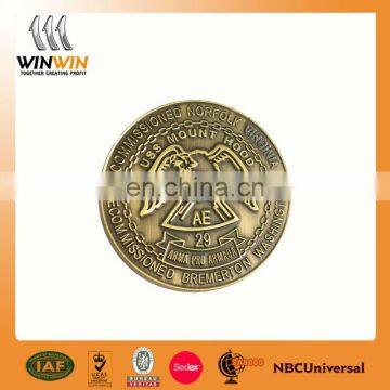 Zinc alloy antique coin