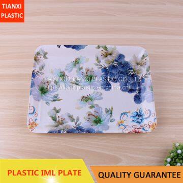 TX317-9 PLASTIC RECTANGULAR PLATE IML TRAY CHEAP