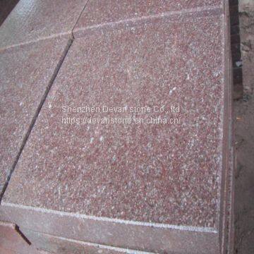 Red Prophyry Granite Polished Floor Tiles photo-2