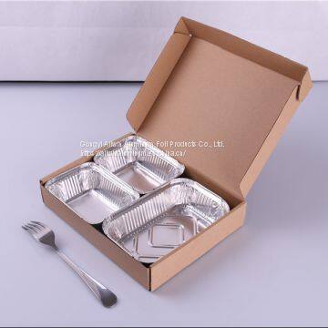 930ml Takeaway Disposable Food Grade Aluminium Foil Container photo-2