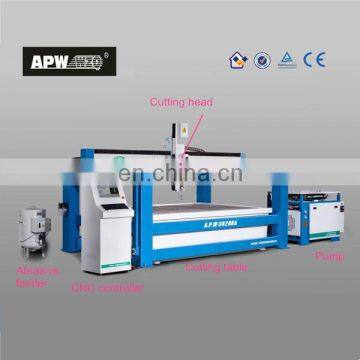 apw high speed marble/granite waterjet cutter