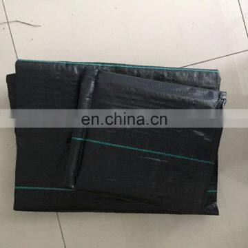 Agricultural black pp woven weed controlling mat