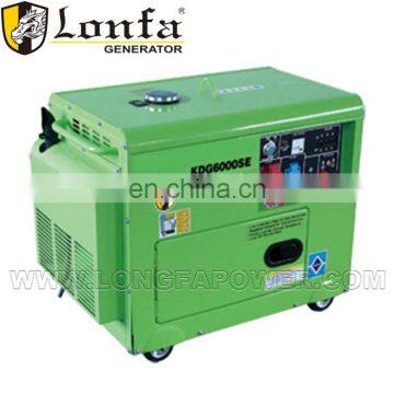 4.6kva air-cooled portable silent type diesel generator