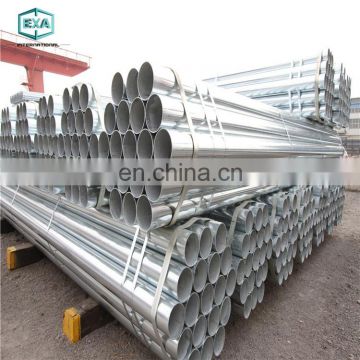 bs1387 astm a106 bs4568 6 inch hot-dipped high carbon cs galvanized round steel pipe tube