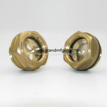 Brass Oil Level Sight Glasses OEM and ODM Service G 3/4 G1/2 G1/4