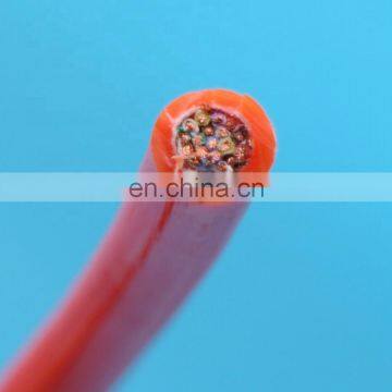 PUR sheathed waterproof cctv camera cables shielded robot cable