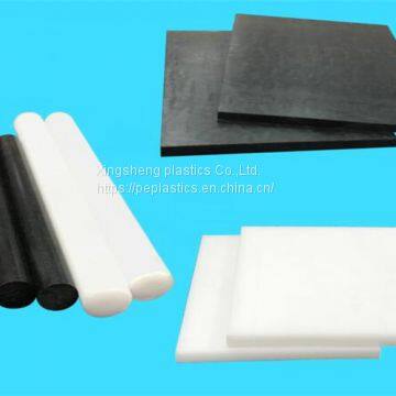 uv resistant polyethylene plastic sheet white color and black color