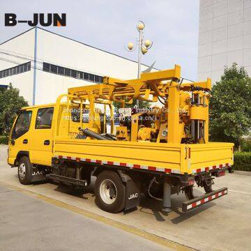 Rock Sample Machine 200m Portable Trailer-mounted Water Well Drilling Rig photo-4