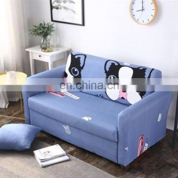 Factory Customized Spandex Elastic Multi-color Sofa Cover Slipcover Super Soft Stretch Material Wholesale Sofa Cover