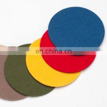 Portable OEM Printing Drink Coasters Unique Coffee Customized Coloful Felt Fabric Placemat Coaster photo-4