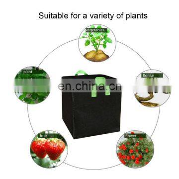 1/3 / 5 / 7 / 10 / 15 / 20 / 25 / 45 / 60 Gallon Square Felt Fabric Grow Bag for Trees and Flower photo-6