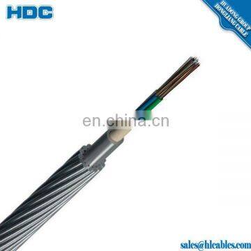 OPGW Aluminum Tube Fiber Cable High 161/400KV 142mm2 48 FO Transmission Cable photo-4