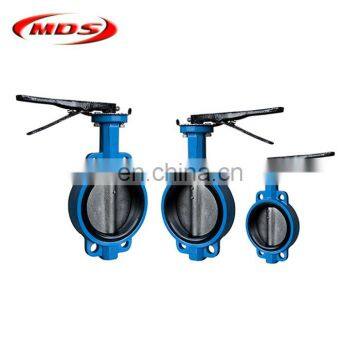 ductile cast iron 4 inch pneumatic actuator wafer butterfly valve