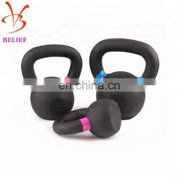 Wholesale Black Powder Coated Cross Fitness Kettlebells photo-3