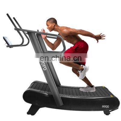 commercial running machine The new multi-function self generating curved treadmill  gym Equipment