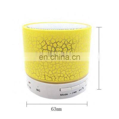 2022 Best Selling Mini Crack Speaker Colorful LED B-t Wireless Portable Speaker A9 photo-3
