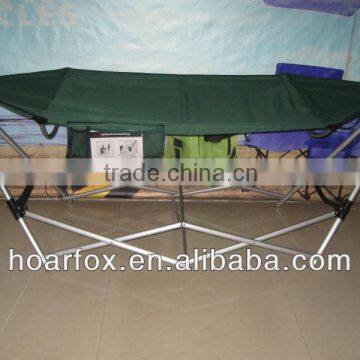 Foldable hammock with steel frame