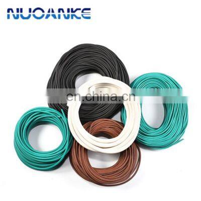 Free Sample NBR FKM Silicone EPDM O Ring Cord Rubber Sealing Strip Solid Round Square High Temprecture Rubber Strip Seals