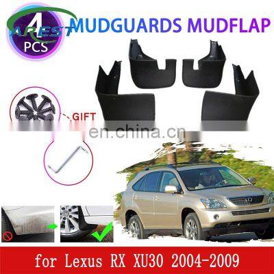 4 штуки для Lexus RX RX300 RX330 RX350 RX400h XU30 с 2004 по 2009 года. Брызговики, защита от грязи, аксессуары для автомобиля 2005 года