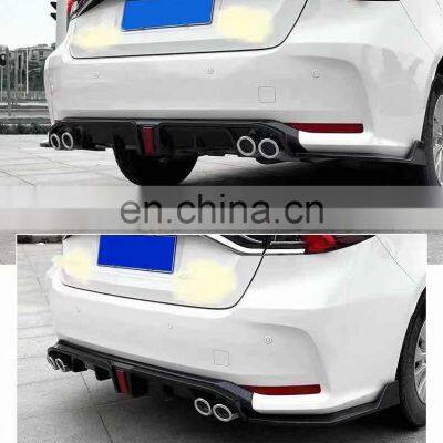 Car Exterior Parts Front Lip Splitter Front Bumper Lip Body Kit for 19-21 Corolla Rear Diffuser Spolier for Levin photo-2