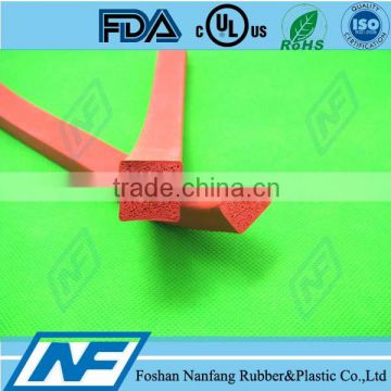 silicone closed cell flexible elastic strip