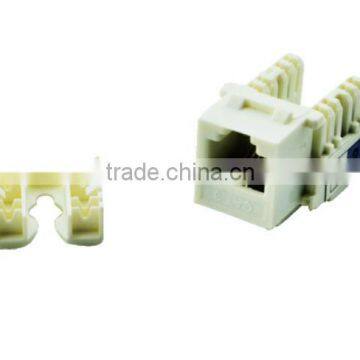 high standard platic cat3 keystone jack with single port