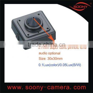 Security camera with pinhole lens mini camera/ ATM camera