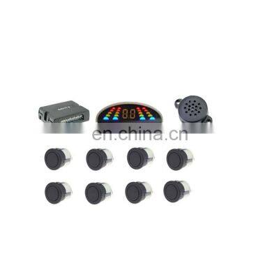 School Bus Taxi Truck Parking Sensor Radar Reverse Aid Warning Assistance Back up Sound Buzzer 2 4 3 8 Sensors photo-2