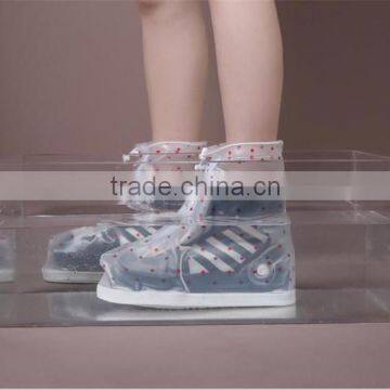 2015 new design fashion plastic rain cover for shoes