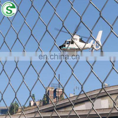 Factory low price hot dipped galvanized temporary chain link fence for sale